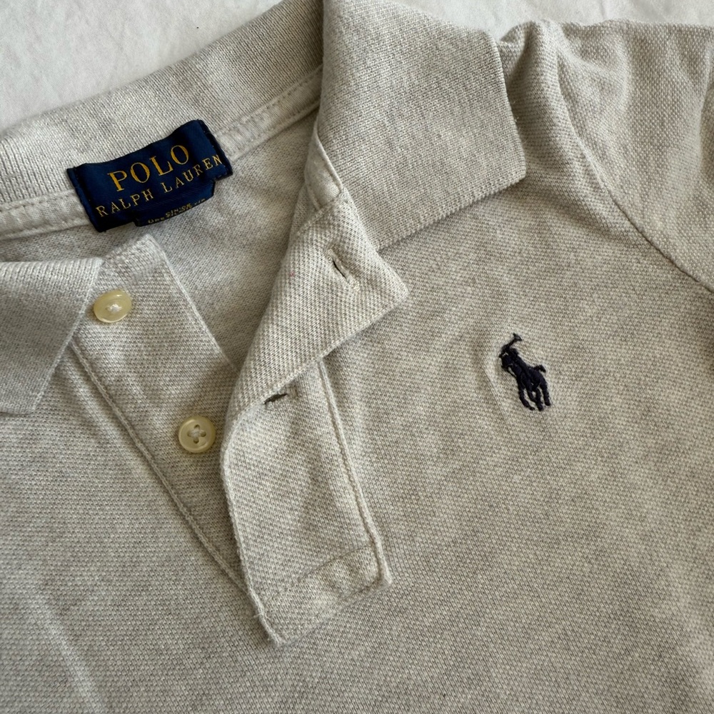 Polo by Ralph Lauren Kids Light Gray Polo Shirt